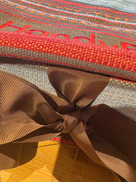 Ikat Streifen, HandyBox A4 Schachteln , Schleife