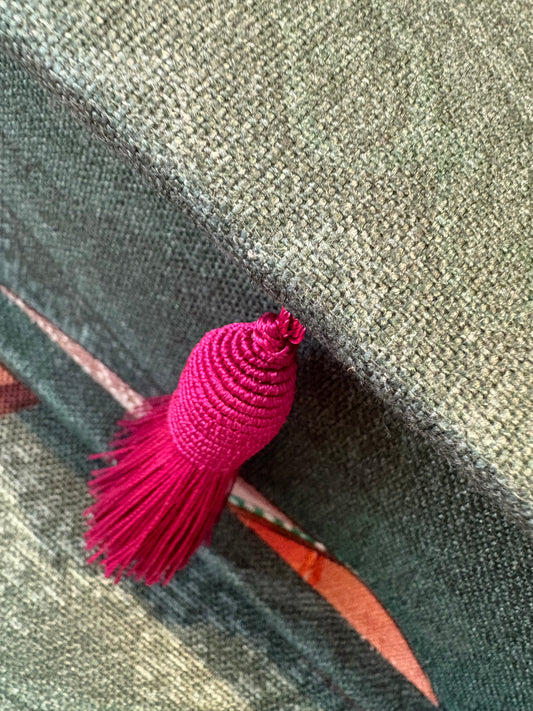 Pantoufle, Mulberrystoff, A5 Schachtel, grün