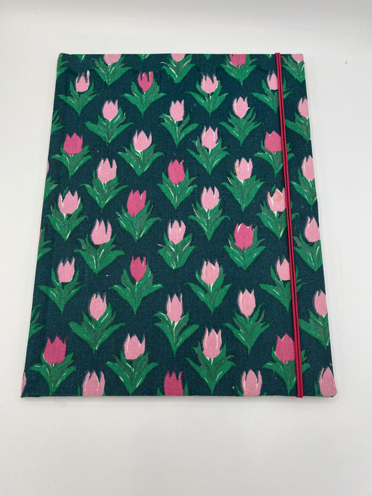 Tulpen Mappe mit Gummiband
