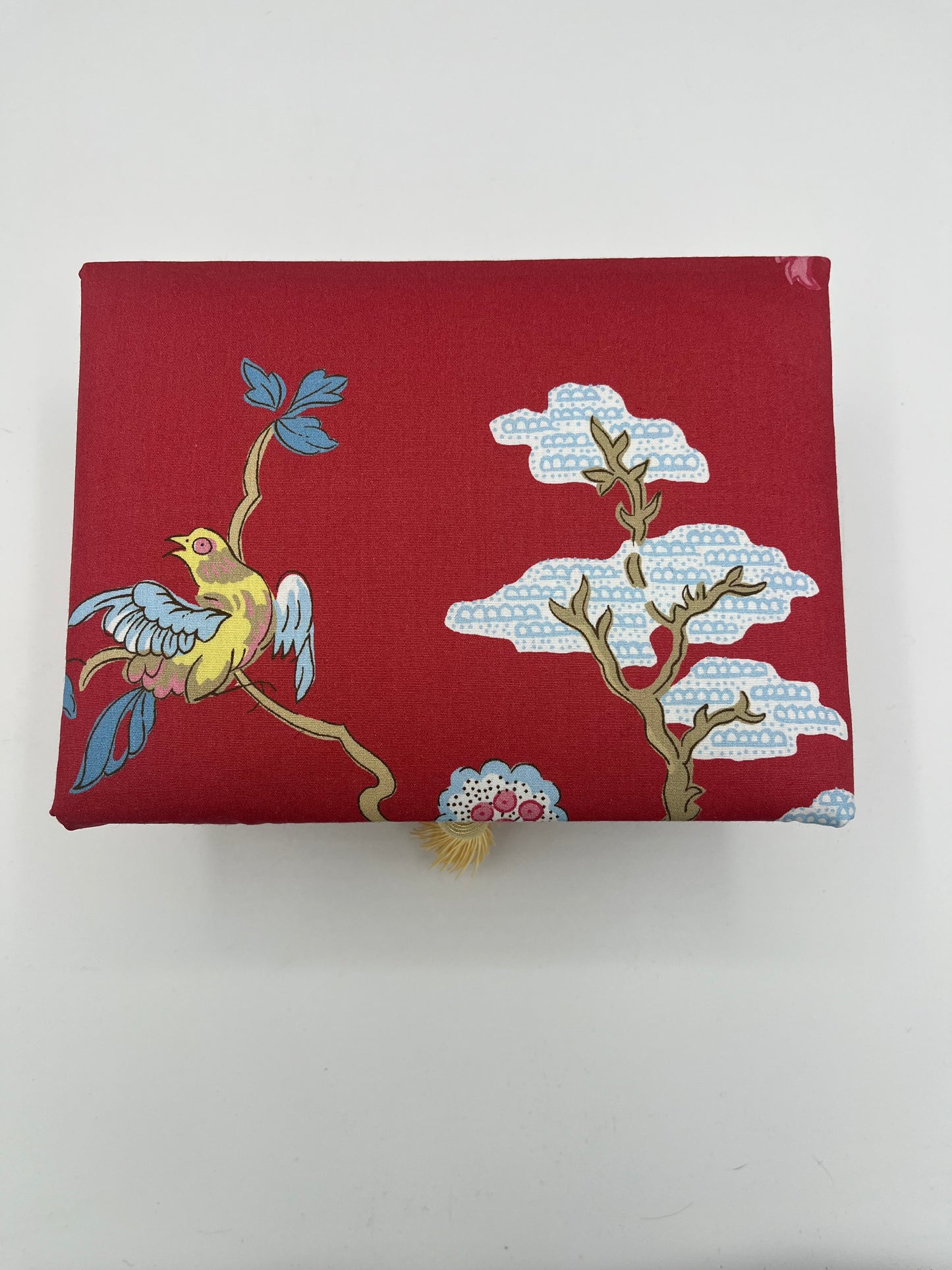 Toile de Jouy Schachtel A6 rot