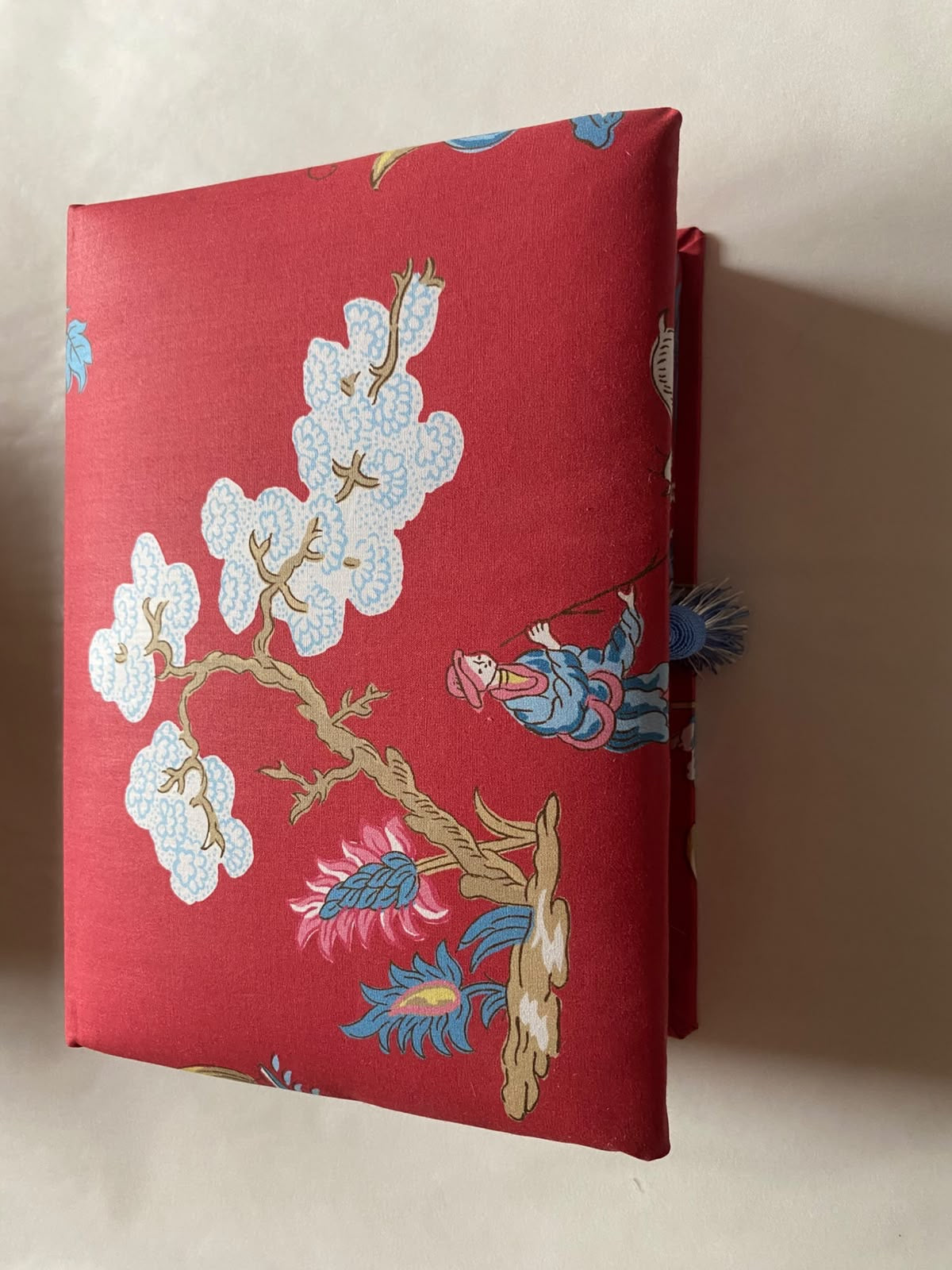 Toile de Jouy Schachtel A5 rot