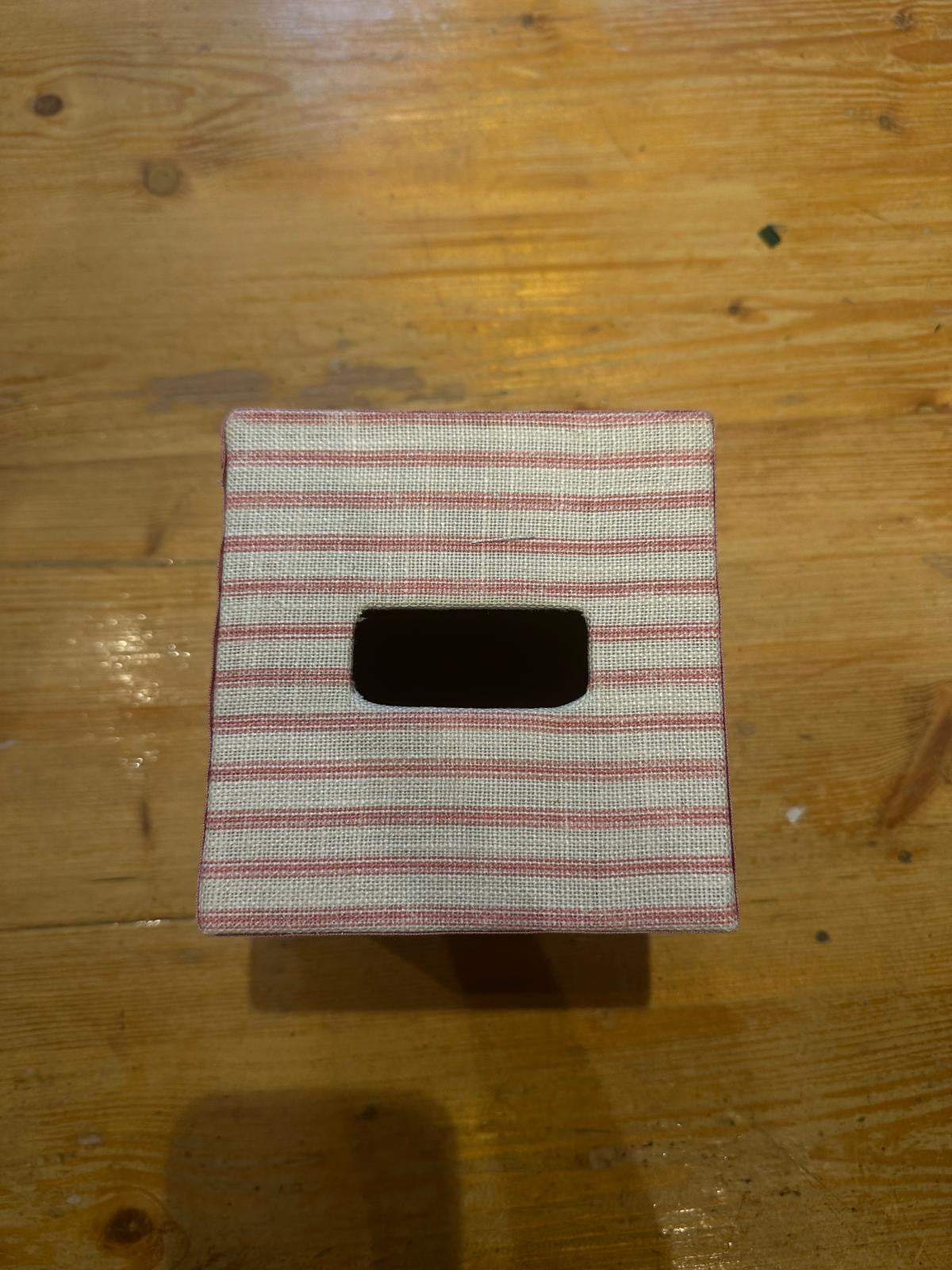 Taschentücher Box Quadrat Steifen