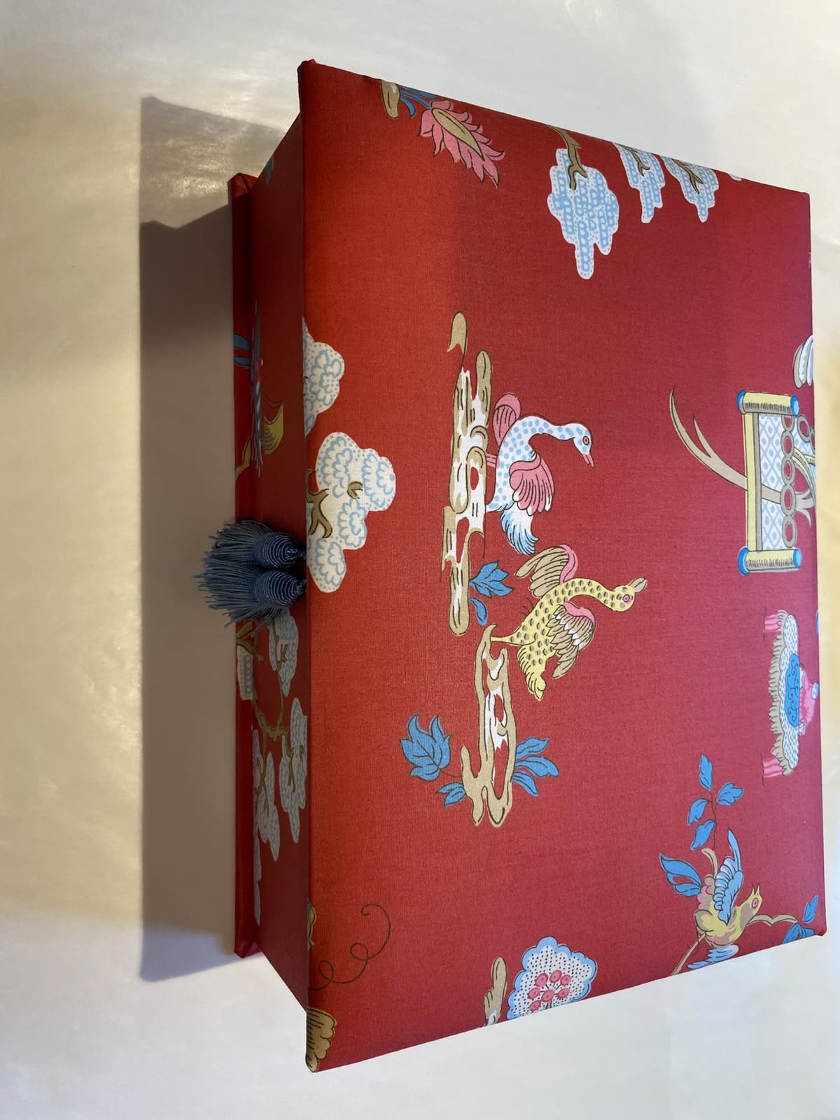 Toile de Jouy Schachtel A4 rot