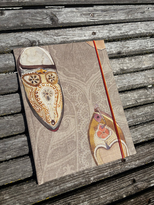 Mulberry Pantoufle Mappen A4,beige