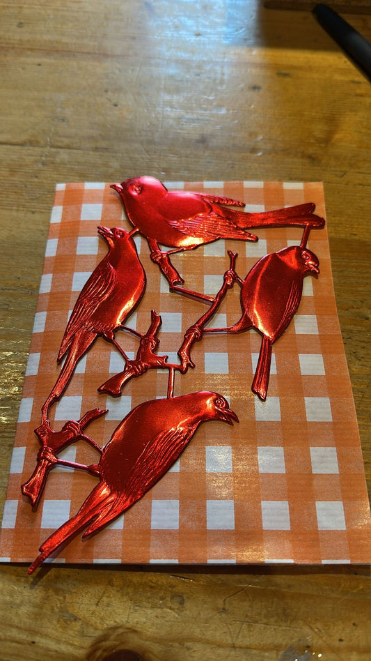 Rotes Vogelset