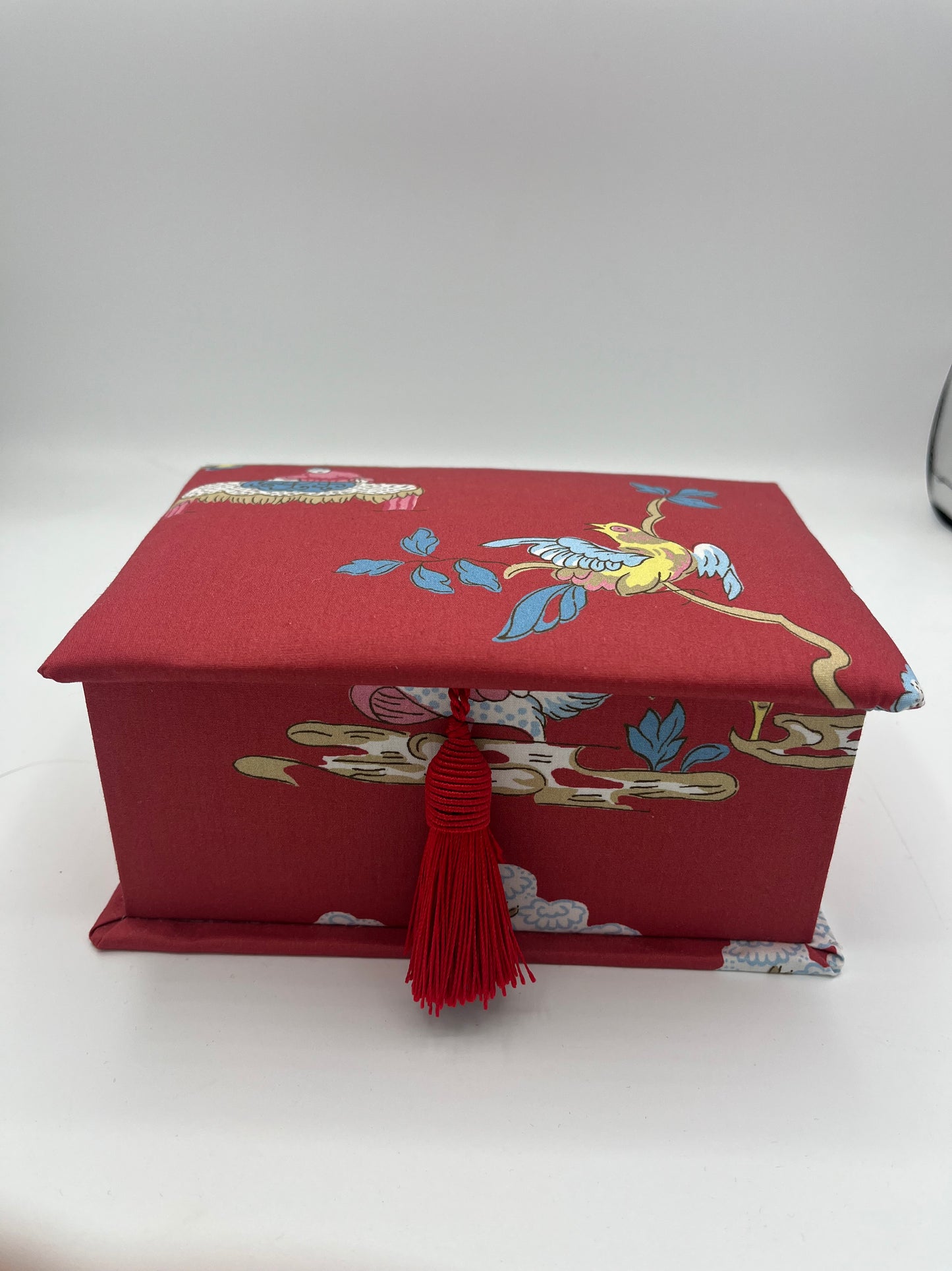 Toile de Jouy Schachtel A6 rot