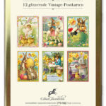 Goldene Postkarten Box Ostern 2