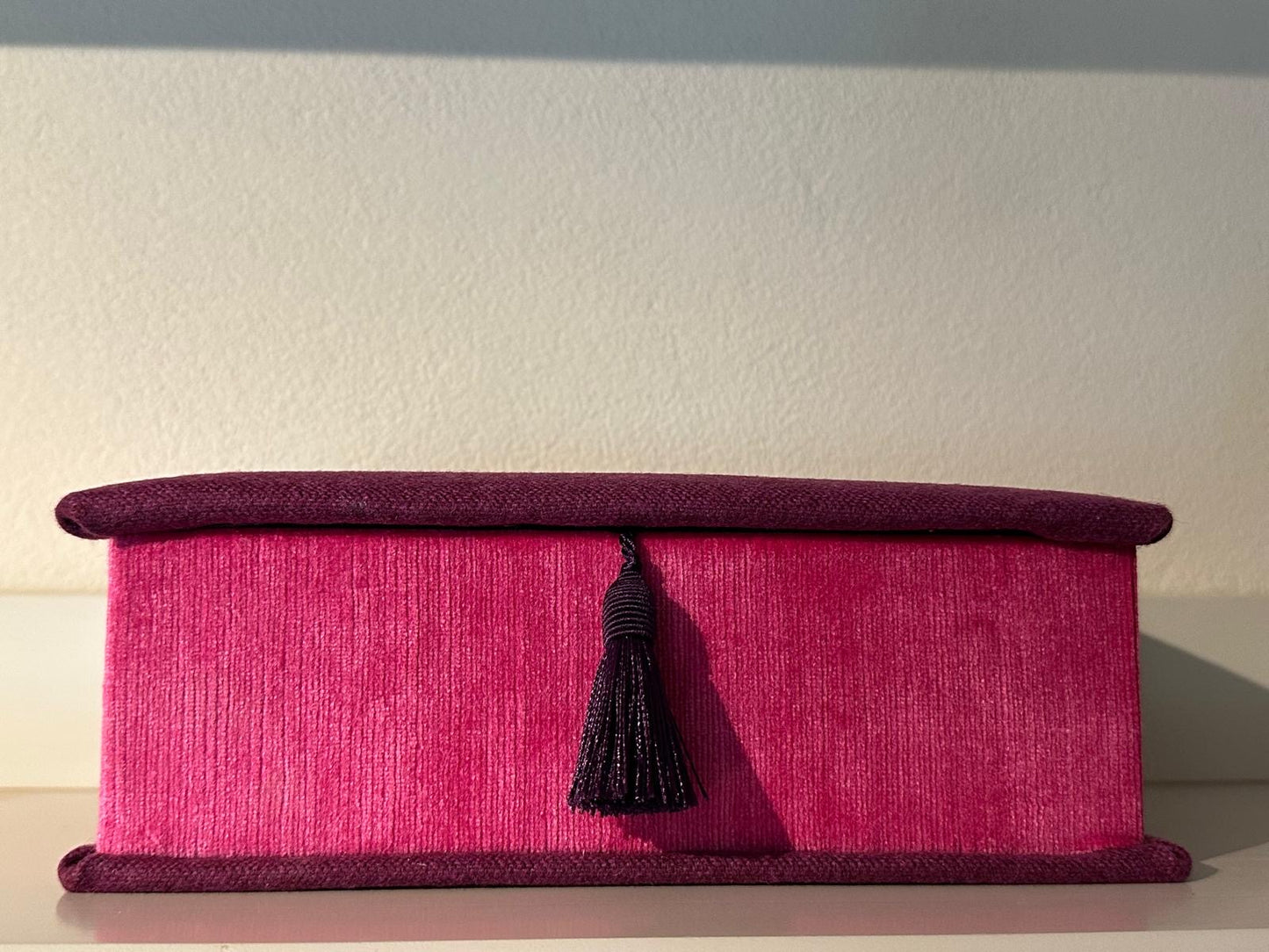 Schachtel Samt & Loden Mix ,A5,A6 Pink Lila