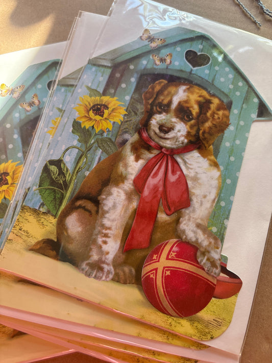 Hunde DIECut Karte
