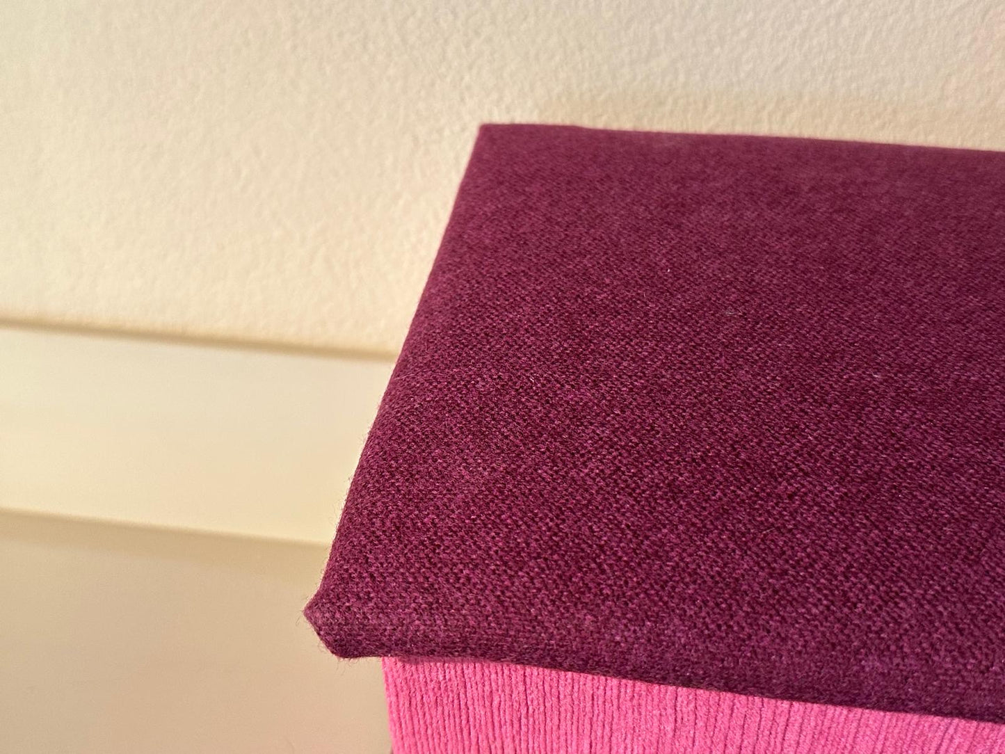 Schachtel Samt & Loden Mix ,A5,A6 Pink Lila