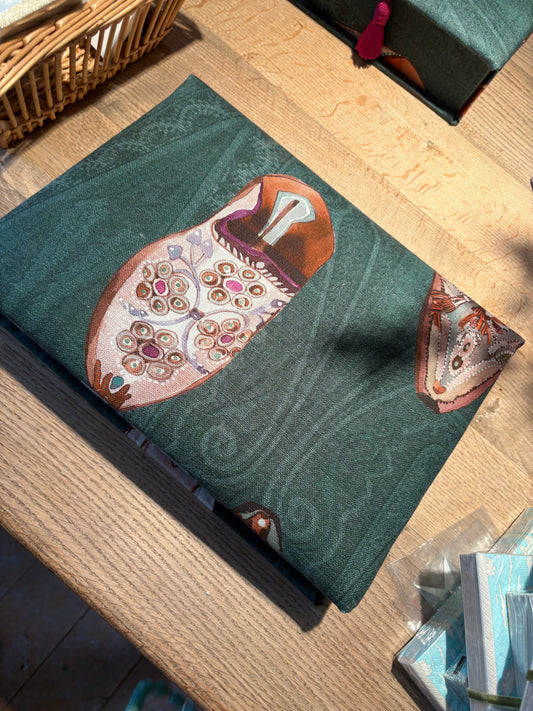 Mulberry Pantoufle, Letterbox, grün ,A4