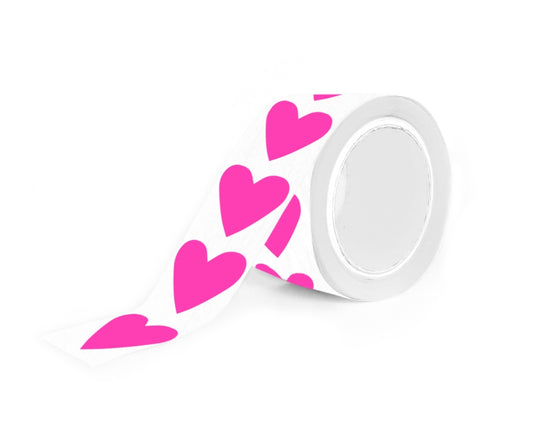 Harlekin Tüten je 5 Stk A4/5 Stk A5 mit 10 Herzen Pink