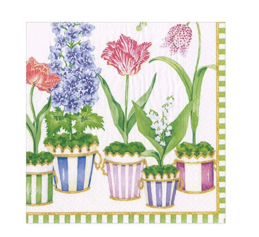 Blumentöpfe Servietten, Lunch Size