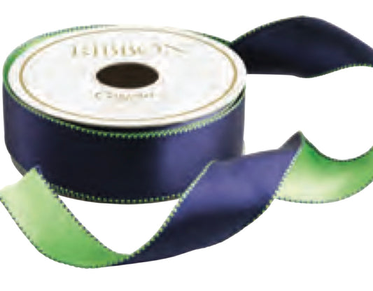 Satinband,zweiseitig, 9m,2,5 cm breit