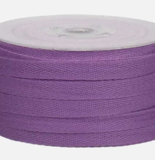 Baumwollband, Fischgrät,1 cm breit,2m im Set