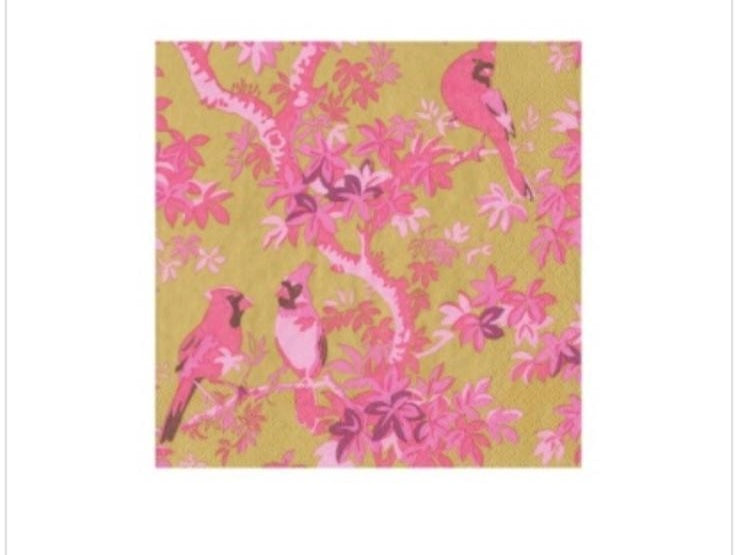 Golden Birds Cocktail Servietten