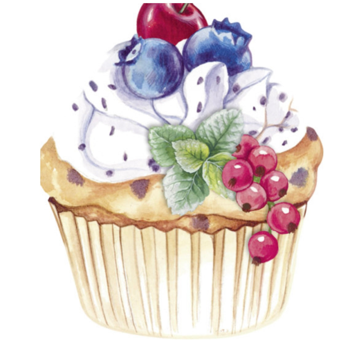 Die Cut Muffin Servietten