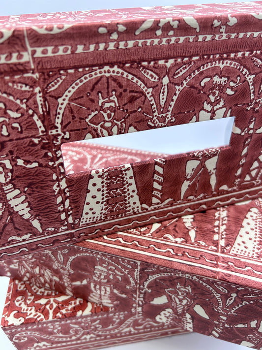 Venice Kleenex Rost, Handbedrucktes Papier