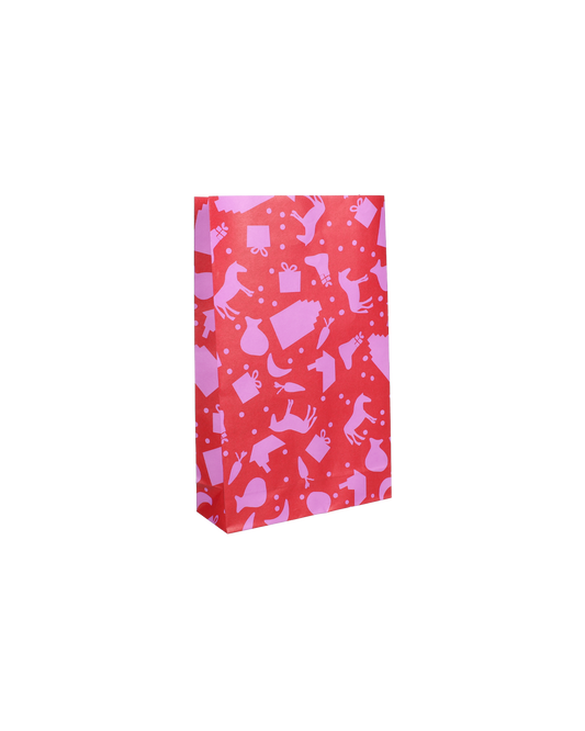 Geschenkezeit, Tüte Blockbeutel, Set 5 Stk