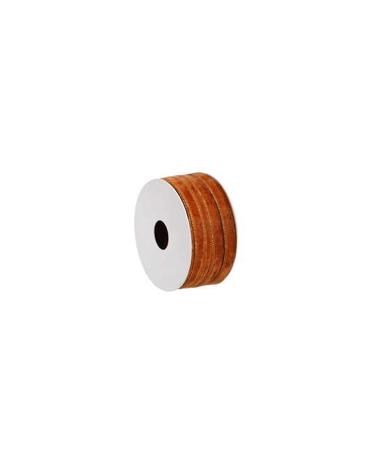 Samtband Siena Gold, 20 m Rolle,9mm breit