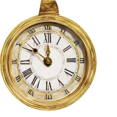 DIE Cut Servietten, Uhr