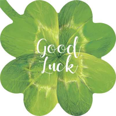 DIE Cut Serviette Good Luck