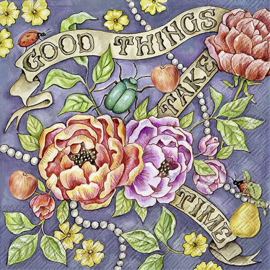 GoodThingsTakeTime, Cocktail Servietten