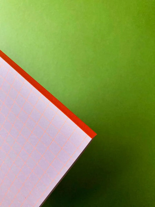 Karoblock flieder/orange