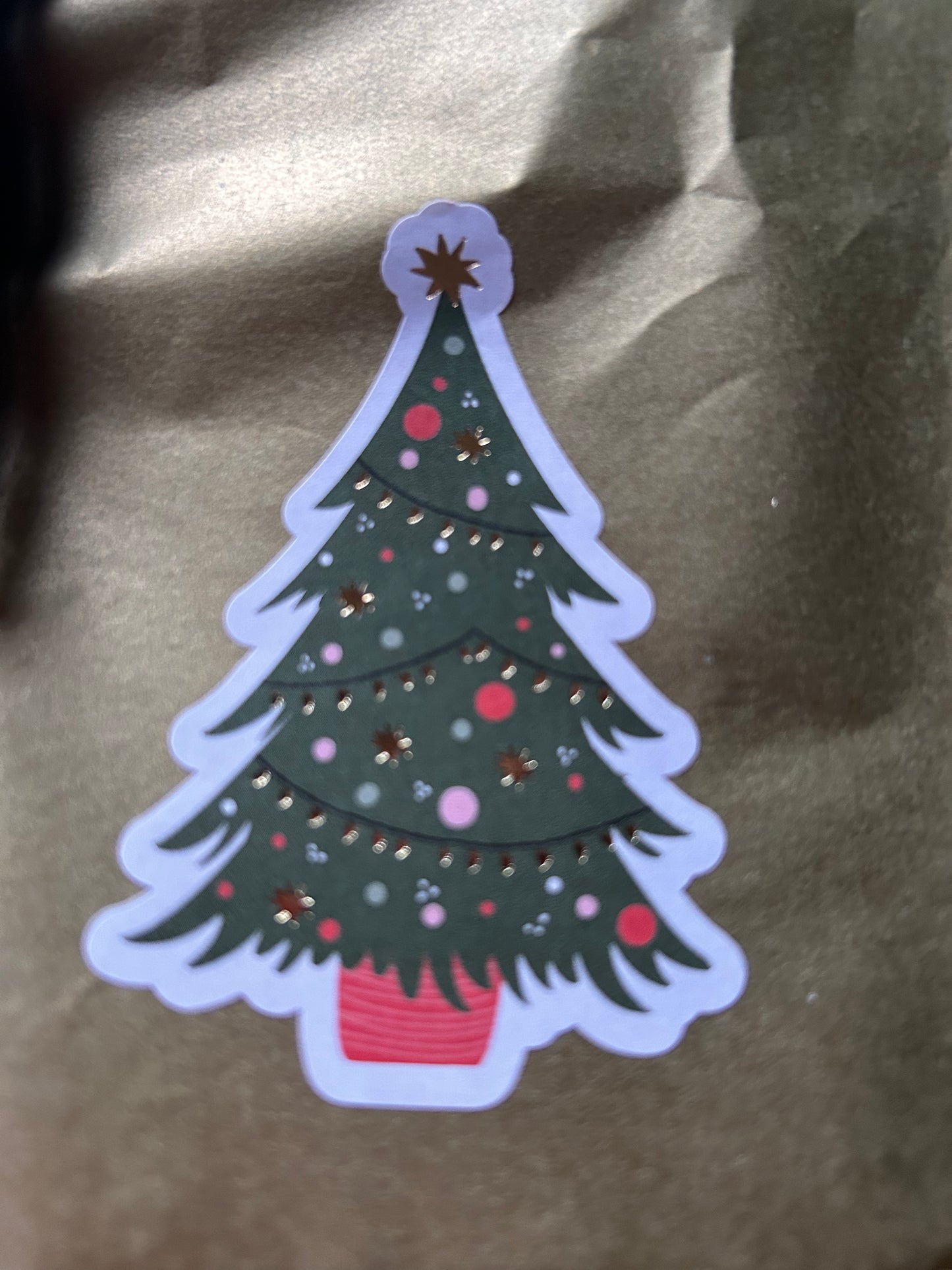 Sticker Weihnachtsbaum Aufkleber Nr.1 Groß