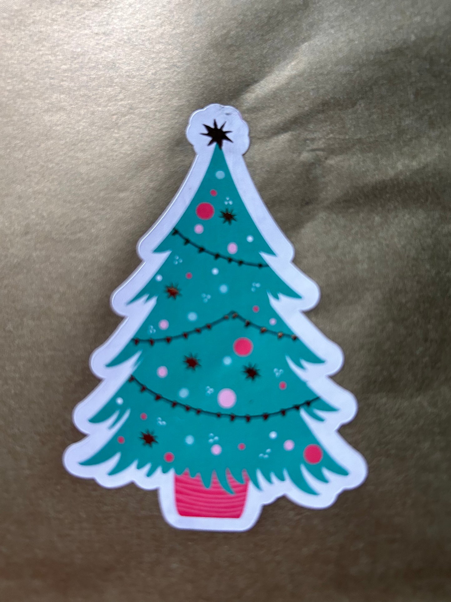 Sticker Weihnachtsbaum Aufkleber 2