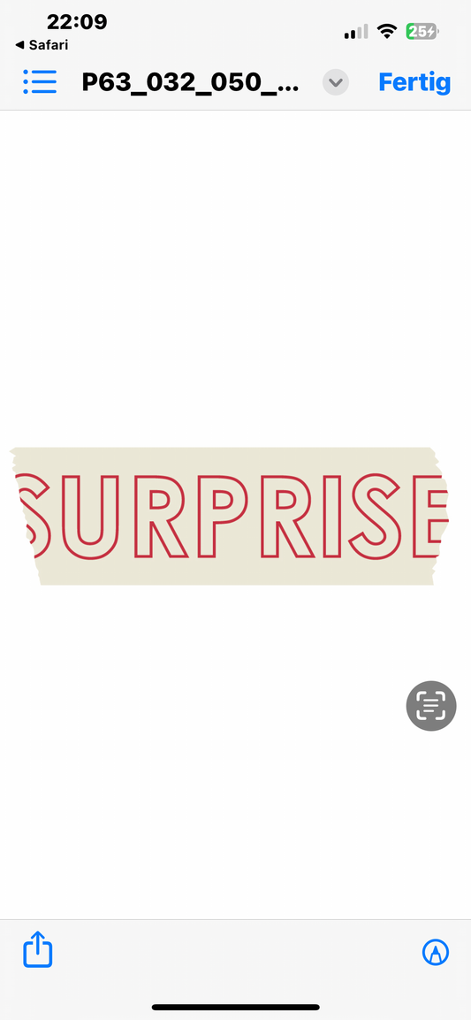 Papierklebeband Surprise