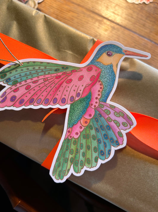 Geschenkanhänger Vogel