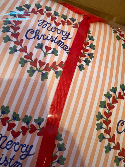 Die Weihnachtsblockbeutel Tüten 22cm auf 35cm, 8cm, Set 5 Stk