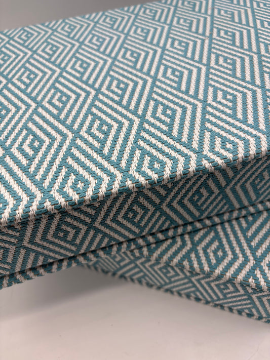 Letterbox A4, Blaue Raute,Pierre Frey