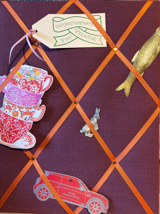 Memoboard,Pinboard,45 auf 35 cm ,hochkant,uni