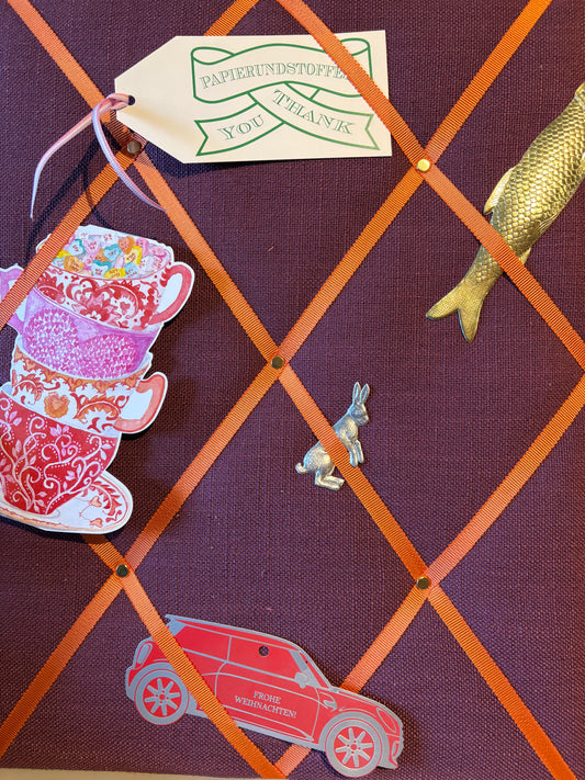 Memoboard,Pinboard,45 auf 35 cm ,hochkant,uni