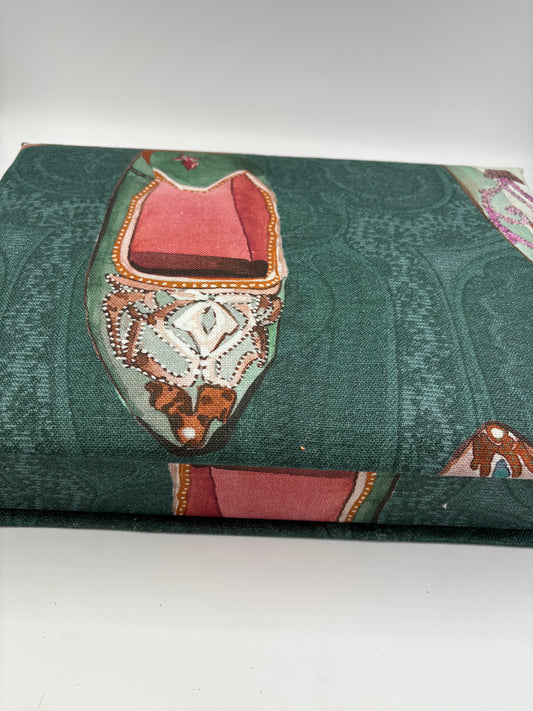 Mulberry Pantoufle, Letterbox, grün,A4