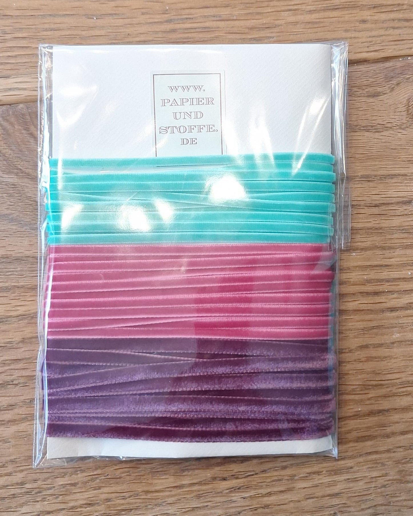 Samtband Mix,Dreier Set