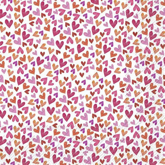 Servietten Lunch Size Herzen