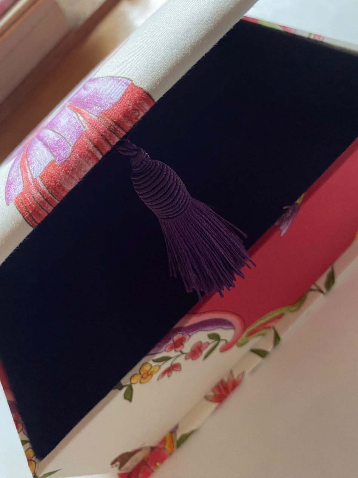 Chinoiserie A5 Schachtel rot