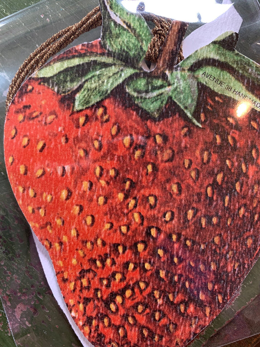 Geschenkanhänger Erdbeeren