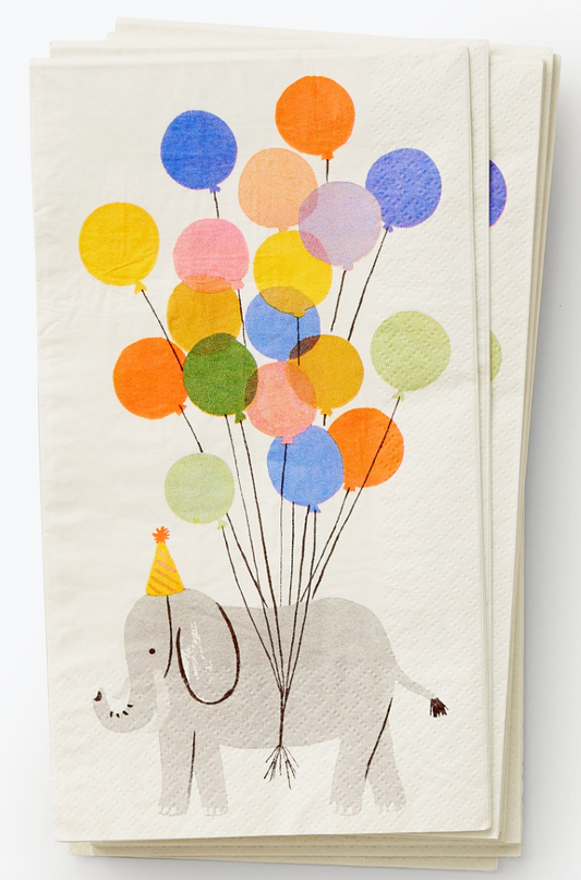 Partytime Glückselefant Servietten