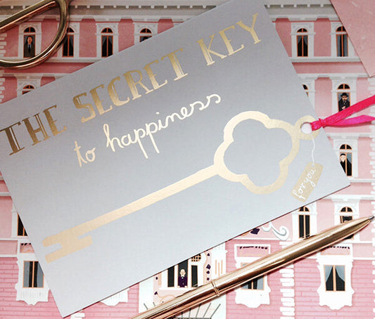 The Secret Key of Happiness Karte