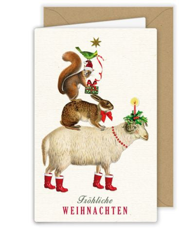 Weihnachtskärtchen - Schaf