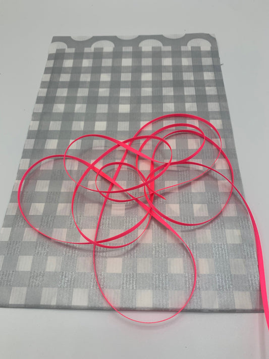 Tüten Karo Silber Set