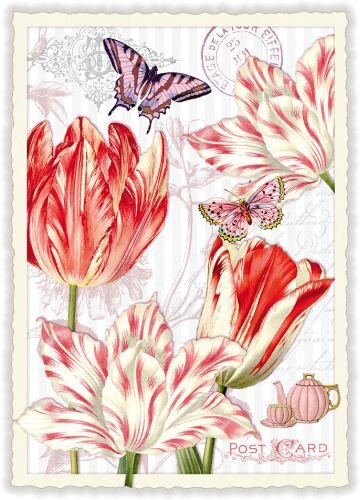 Tulpenkarte Rosa