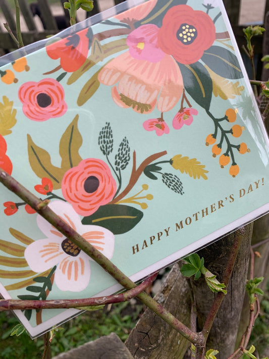 Happy Mother´s Day Blumen Karte