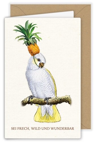 Sei frech, wild und wunderbar Kärtchen