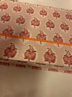 Letterbox A4 mit Blumenmuster