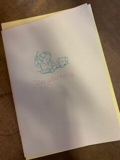 Zum Geburtstag Karte